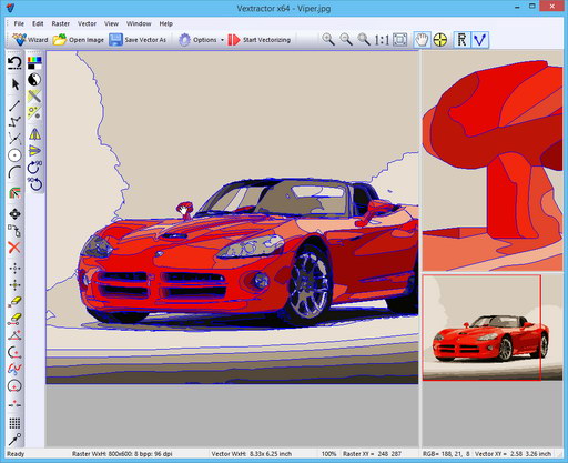 Vectorization results